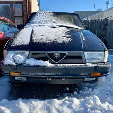 Image result for Navy Blue 1985 Alfa-Romeo