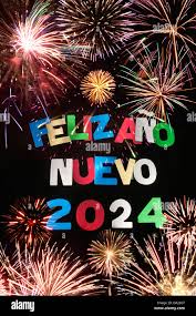 FELIZ ANO NUEVO 2024 Fotografía de stock - Alamy
