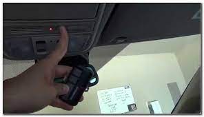 How To Program Honda Odyssey Garage Door Opener Garage Doors Overhead Door Garage Door Opener