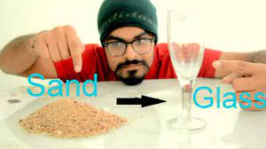 When cooled down you have a glass ingot. How To Turn Sand Into Glass Youtube