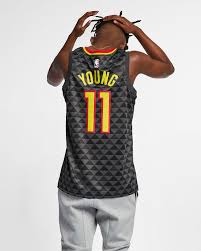 Get the quality you deserve with this swingman jersey. Trae Young Basketball Jersey Jersey On Sale