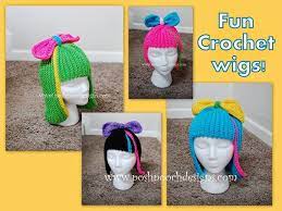 Fun Wig Free Crochet Pattern Crochet Wig Crochet Wig Pattern Crochet Costumes