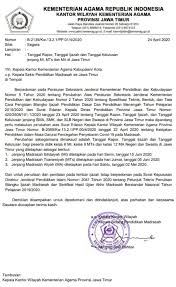 Pernyataan bahwa keterangan yang dibuat adalah benar. Surat Edaran Penulisan Tanggal Rapor Tanggal Ijazah Dan Tanggal Kelulusan Jenjang Mi Mts Dan Ma Di Jawa Timur Tahun 2020 Antapedia Com