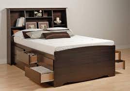 The jolo queen storage bed is the perfect combination of style and functionality with its piped and tufted headboard and storage footboard upholstered in charcoal gray fabric. Queen Size Bed With Drawers Underneath Foregather Net Bed With Drawers Underneath Beds For Small Spaces Storage Bed