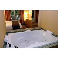 How much does a hot tub weigh? White Acrylic Bathtub With Jacuzzi Jet Weight 52 Kg Id 4110899488