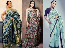 Happy Birthday Kangana Ranaut 10 Times The Queen Actress Slayed In Steal Worthy Sarees The Times Of India These sarees belong to the state from where the actresses hail.