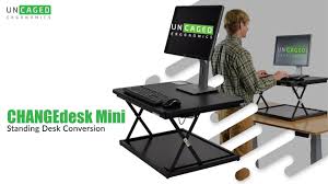Still want to add some standing work time to your day? Changedesk Mini Simple Cheap Adjustable Height Stand Up Desk Riser Standing Desk Conversion Youtube