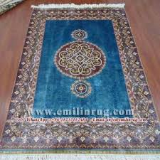 hand knotted persian silk rugs 4x6