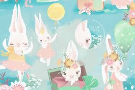 Download Little Pinky Bunny Graphic By Anna Babich Creative Fabrica PSD Mockup Templates