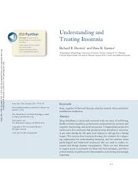 Pdf Understanding And Treating Insomnia
