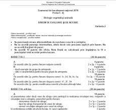 Subiecte bac biologie vegetala si animala. Subiecte Biologie VegetalÄ Èi AnimalÄ Bac 2018 S A AfiÈat Èi Baremul