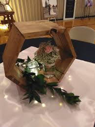 Hexagon Centerpiece Hexagon Wedding Hexagon Decor Wedding Theme Colors