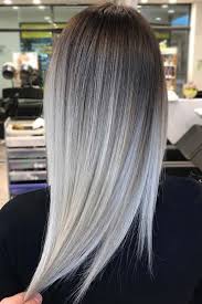 Black And Gray Ombre Hair 27 Try Grey Ombre Hair This Season Ombre Hair Color Grey Ombre Hair Ombre Hair Blonde Grey Hair Color