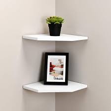 12 Inch Floating Corner Shelves Set Of 2 Floating Corner Shelves Corner Shelves Bedroom White Floating Corner Shelves