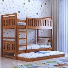 Swift Solid Sheesham Wood Bunk Bed With