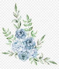 Find Hd Freetoedit Ftestickers Watercolor Blue Rose Cluster Flower Png Watercolor Blue Transparent Pn In 2020 Blue Flower Png Flower Png Images Flower Drawing