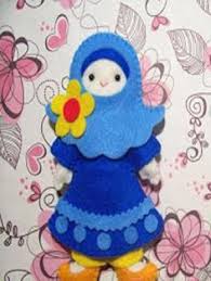 Cara Membuat Boneka Orang Muslim Atau Muslimah Boneka Pola Boneka Flanel Boneka Jari Flanel