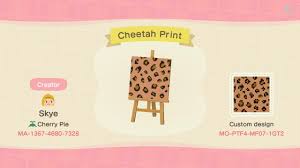 Magical, meaningful items you can't find anywhere else. Cheetah Print Designed By Sky Of Cherry Pie Acnh Custom Designs