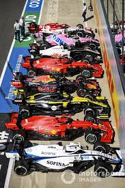The Cars Of George Russell Williams Fw43 Sebastian Vettel Ferrari Sf1000 Daniel Ricciardo Renault F1 Team R S 20 M Red Bull Racing Max Verstappen Renault
