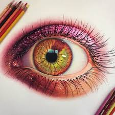 Realistic Eye Drawing Cool Eye Drawings Color Pencil Drawing Eye Art
