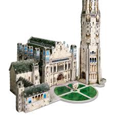 Citadel Of Minas Tirith 3d Puzzle From Wrebbit 3d Gondor Middle Earth Lord Of The Rings Minas Tirith Citadel 3d Puzzles