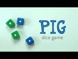 The game of pig is best with two players, but it can work with more people. Pig Dice Game Youtube