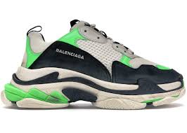 Ugly sneakers have been a significant fashion trend for a while, and every day, more and more women are adding them to their shoe sets. Balenciaga Triple S Mr Porter Neon Green 2018 516590 W09o6 9063