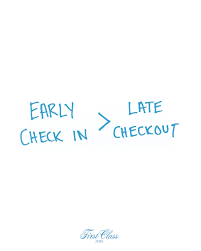 ARRIVE EARLY / SLEEP LATE