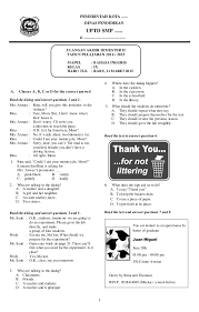 Soal Bahasa Inggris Kelas 9