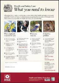 Some serious workplace accidents, diseases or near misses (riddor) must be reported. Health Safety Law Poster A3 Size