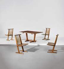 Nakashima conoid dining table architect and designer mira nakashima learned the art of furniture making from her father, master woodworker george nakashima. George Nakashima Conoid Dining Table 20th Century Contemporary Art Design Day Sale Hong Kong Sunday November 24 2019 Lot 120 Phillips