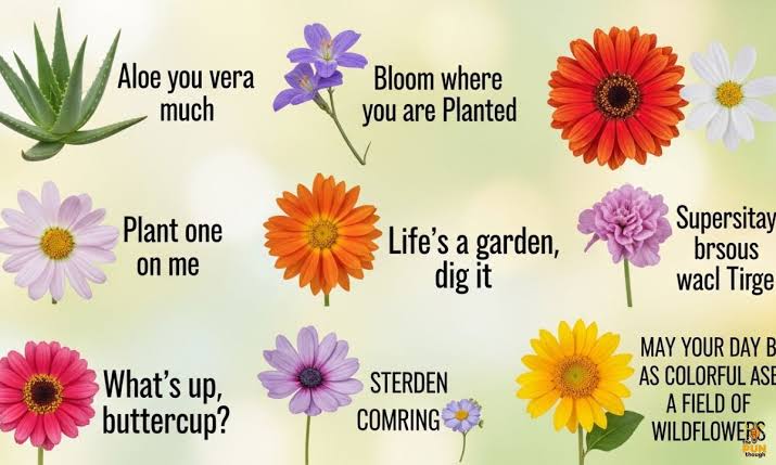 Funny Flower Spring Puns