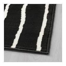 Gorlose Rug Low Pile Black White Ikea Ikea Rugs Black Area Rugs