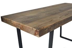 A reclaimed wood dining table can be made from an amazing array of objects and scrap wood types. Dining Table Reclaimed Wood Industrial Steel Rustic Modern Driftwood Furnitures