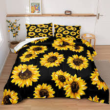 Maybe you would like to learn more about one of these? Amazon Com Merryword Black Yellow Comforter Black Sunflowers Comforter Set Yellow Sunflowers Printed Black Down Comforter Boys Girls Bedding Sets Twin 1 Comforter 1 Pillowcase Twin Black Sunflower Home Kitchen