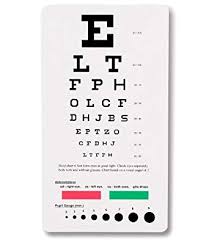 Ncd Medical Snellen Pocket Eye Chart