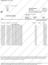 Virgin Money Bank Statement Bank Statement Sort Code Money Bank