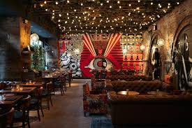 Manhattan S Vandal Restaurant Brings Street Art And Food Together The Spaces Bar Design Restaurant Cafe Interior Design Restaurant Interior Design