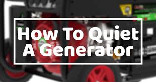 Try to give at least 100 feet of room between you and the generator. How To Quiet A Generator 8 Tips To Quiet A Noisy Generator
