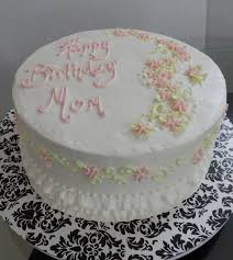 I usually have a lot of faith in ba recipes, but. Simple Birthday Cake For Mom Simple Birthday Cake Birthday Cake For Mom Buttercream Cake Designs