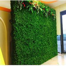 4ft wide x 8ft high or 8ft wide x 8ft high this wall comes on a wooden structure to create a 3d effect. 4 Pack 11 Sq Ft Artificial Lime Green Boxwood Hedge Genlisea Faux Foliage Green Garden Wall Mat Tablecloths Fact Garden Wall Wall Backdrops Boxwood Backdrop