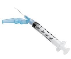 Case Smiths Medical 4234 Needle-Pro 3mL Syringe 22G 1.5 Inch ...