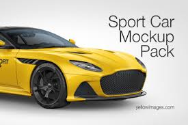 All about stock photography or microstock. Sport Car Mockup Pack In Vehicle Mockups On Yellow Images Creative Store