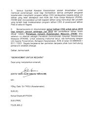 Ikut contoh surat tolak tawaran untuk latihan industri, internship atau praktikal. Surat Arahan Kdn Kuota Program Latihan Csg Bagi Tahun 2019 Pikm My