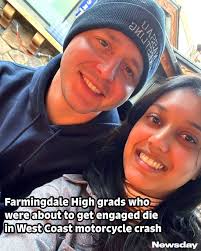 Two former Farmingdale High School students — inseparable friends who later  fell in love — were killed when the motorcycle they were riding
