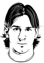 De argentijn heeft er alle beschikbare prijzen herhaaldelijk gewonnen en ook op. Coloring Page Lionel Messi Vector Portrait Messi Lionel Messi