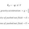 V be the volume of the object 1