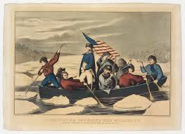 The delaware river is a major river on the atlantic coast of the united states. Washington Crossing The Delaware Currier Ives Springfield Museums