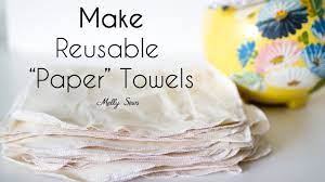 Rotate two or three towels in your kitchen at all times. How To Make Reusable Paper Towels Use Fabric Scraps Youtube