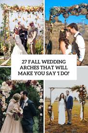 The floral design team at plaza flowers has been planning and executing dream weddings for three generations. 27 Fall Wedding Arches That Will Make You Say I Do Weddingomania